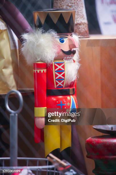 christmas ornament, nutcracker toy soldier - nutcracker stock pictures, royalty-free photos & images