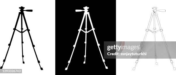tripod , - tripod stock illustrations