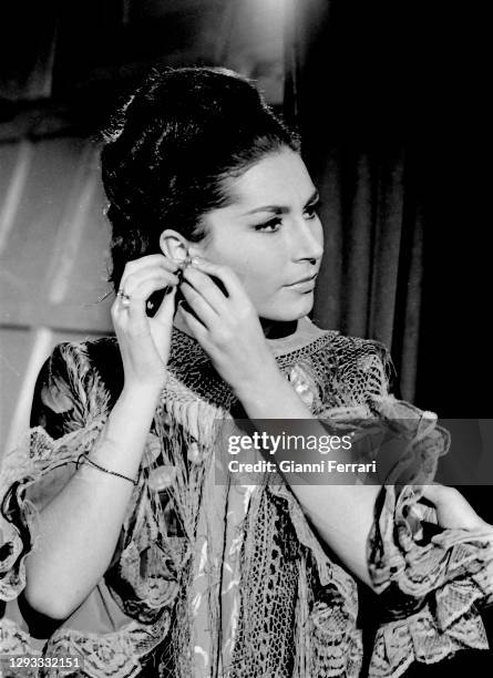 Mexican actress Katy Jurado , Madrid, Spain, 1966.