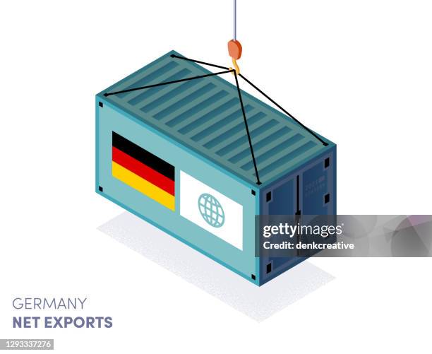 germany export & import vector graphic - munich stock illustrations