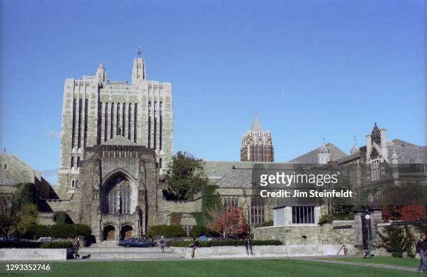 Yale University in New Haven, Connecticut on October 18, 1981.
