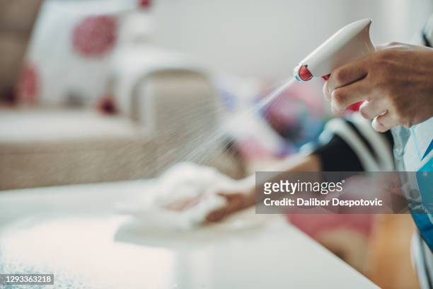 spray bottle - spray cleaner stock pictures, royalty-free photos & images