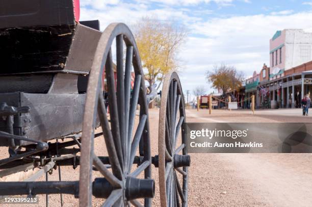 allen street in tombstone arizona - tombstone arizona stock pictures, royalty-free photos & images