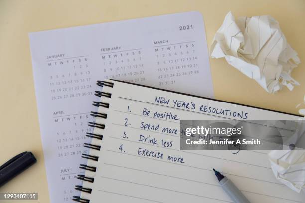 new year’s resolution - new years resolution stock pictures, royalty-free photos & images