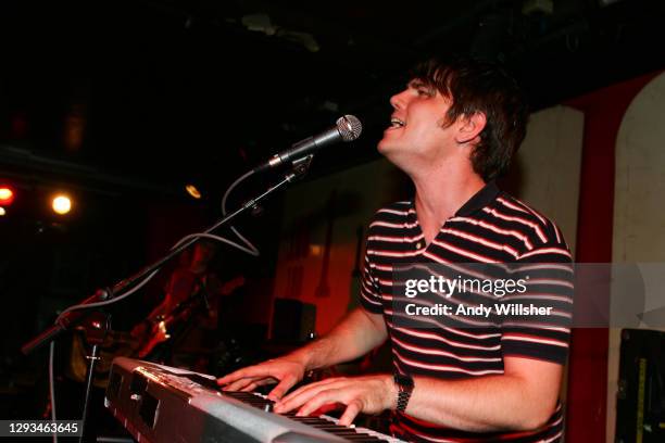 Pop band Scouting For Girls performing at the 100 Club in London in 2007