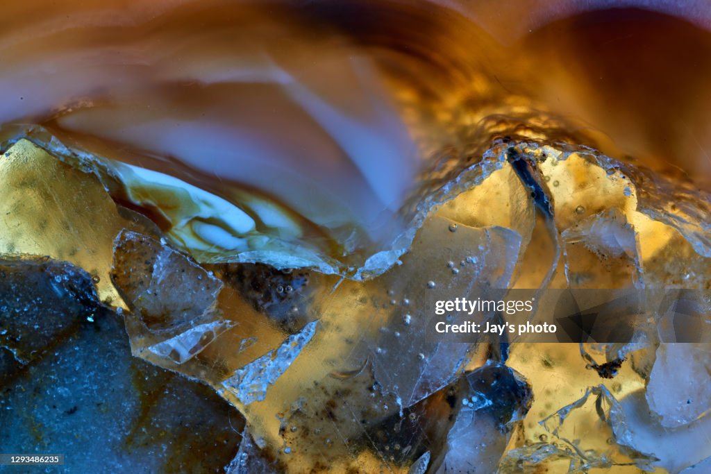 Abstract Crystal background, design element.