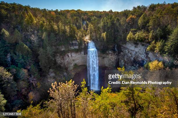 mountain waterfall - appalachia stock-fotos und bilder