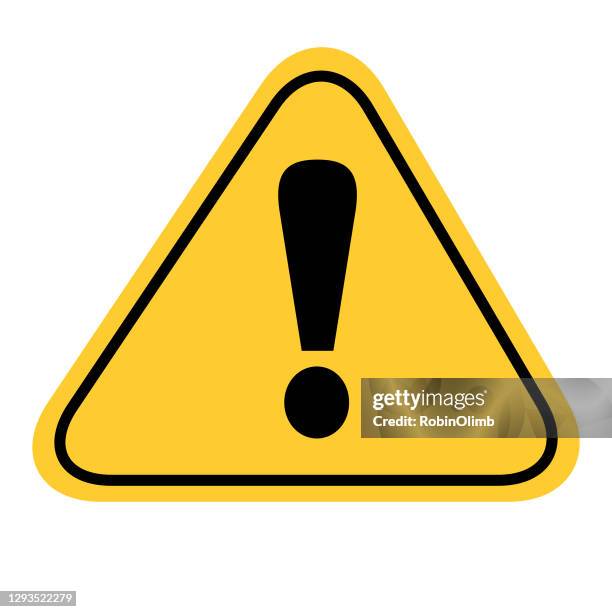 illustrations, cliparts, dessins animés et icônes de signe de marque d’exclamation - vigilance