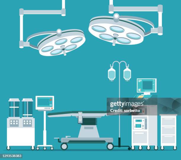 operating room - operation theatre stock illustrations