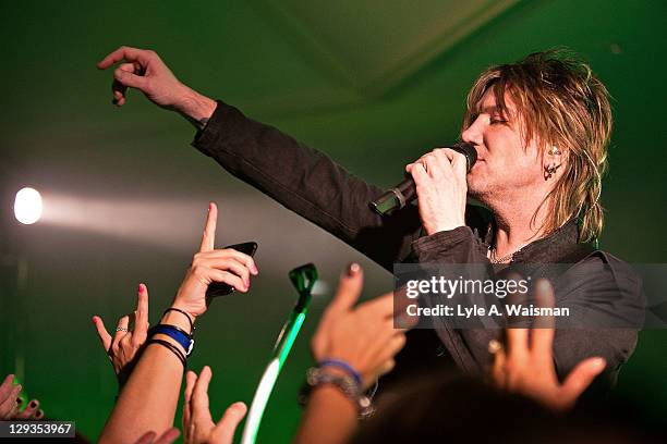 John Rzeznik of the Goo Goo Dolls performs at "The Eric & Kathy Second Chance Homecoming", presented by 101.9fm THE MIX at the Fairmont Chicago...