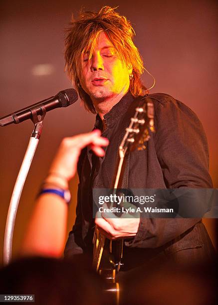 John Rzeznik of the Goo Goo Dolls performs at "The Eric & Kathy Second Chance Homecoming", presented by 101.9fm THE MIX at the Fairmont Chicago...