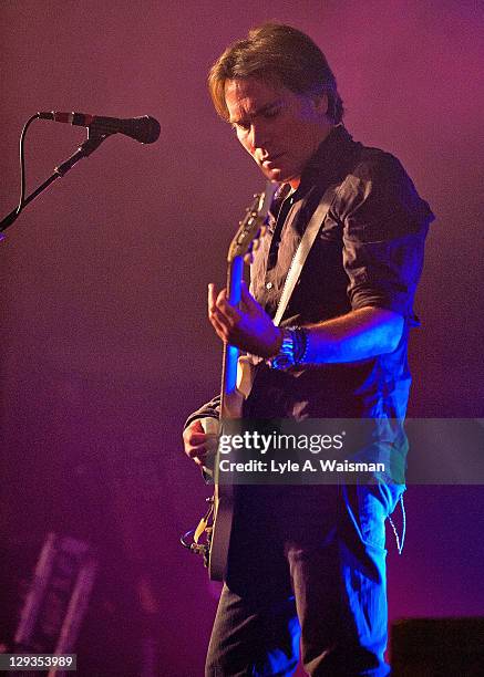 Brad Fernquist of the Goo Goo Dolls performs at "The Eric & Kathy Second Chance Homecoming", presented by 101.9fm THE MIX at the Fairmont Chicago...