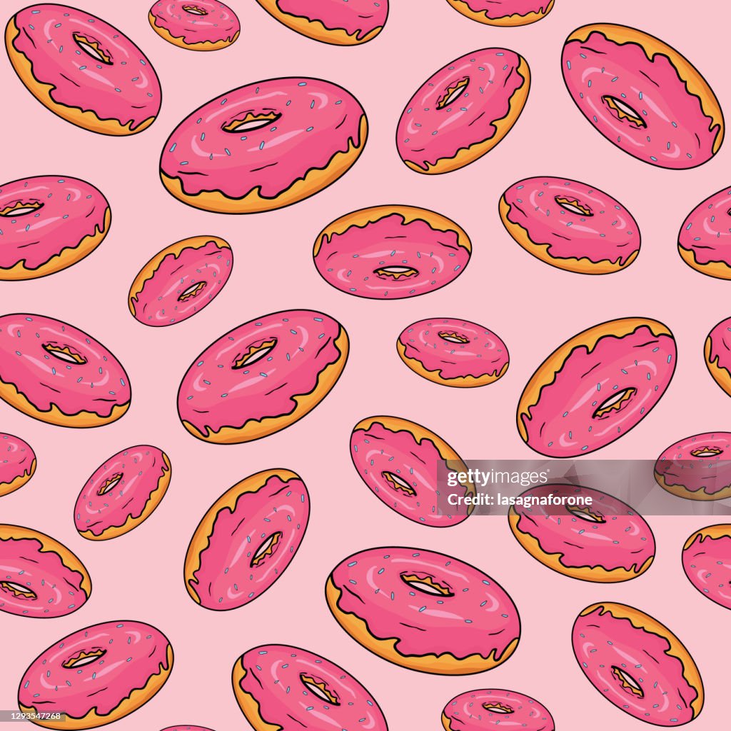 Patterned Donuts Donut Pattern