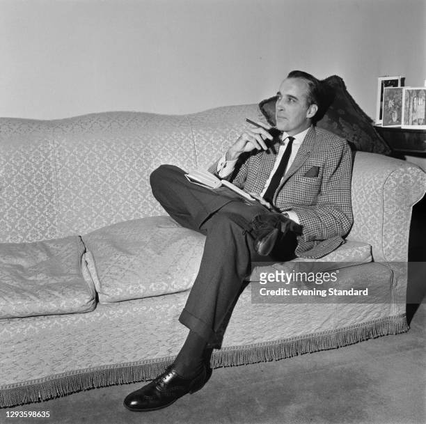 English actor Christopher Lee , UK, 24th December 1966.