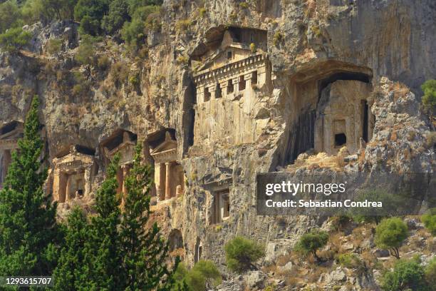 dalyan (kaunos ancient city) ortaca / mugla / turkey travel 2020. - marmaris stock-fotos und bilder