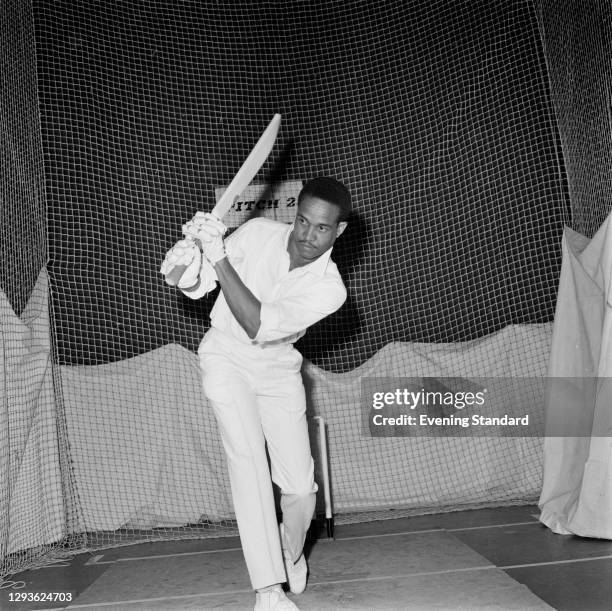 West Indian cricketer Garfield 'Gary' Sobers, UK, April 1966.