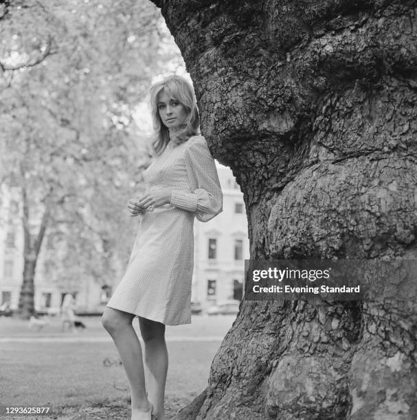 British actress Suzy Kendall, UK, 24th May 1966.