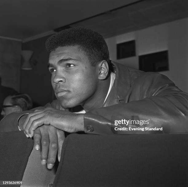 American boxer Muhammad Ali , formerly Cassius Clay, UK, May 1966.