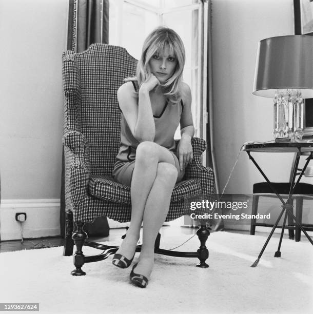 American actress Sharon Tate , UK, 17th May 1966.