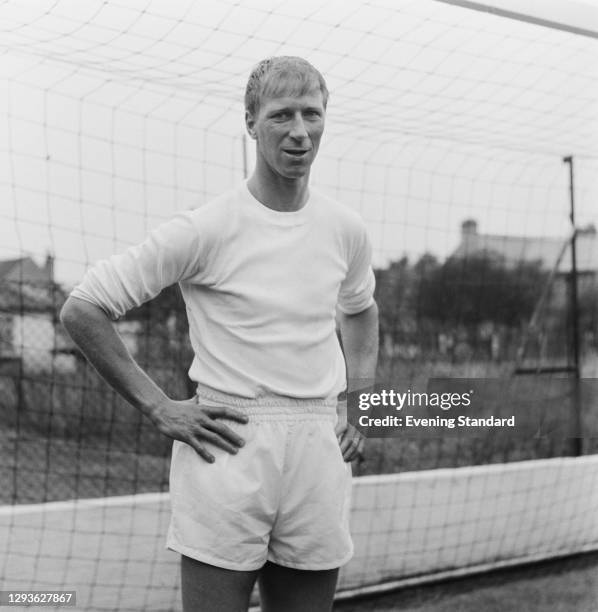 English footballer Jack Charlton of Leeds United, a member of the England team, during the World Cup in England, July 1966.