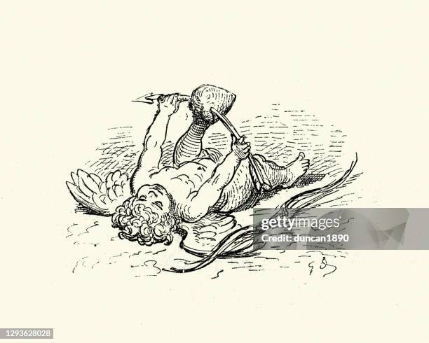 amor bricht einen pfeil in einem herzen - nicht-erwiderte-liebe stock-grafiken, -clipart, -cartoons und -symbole