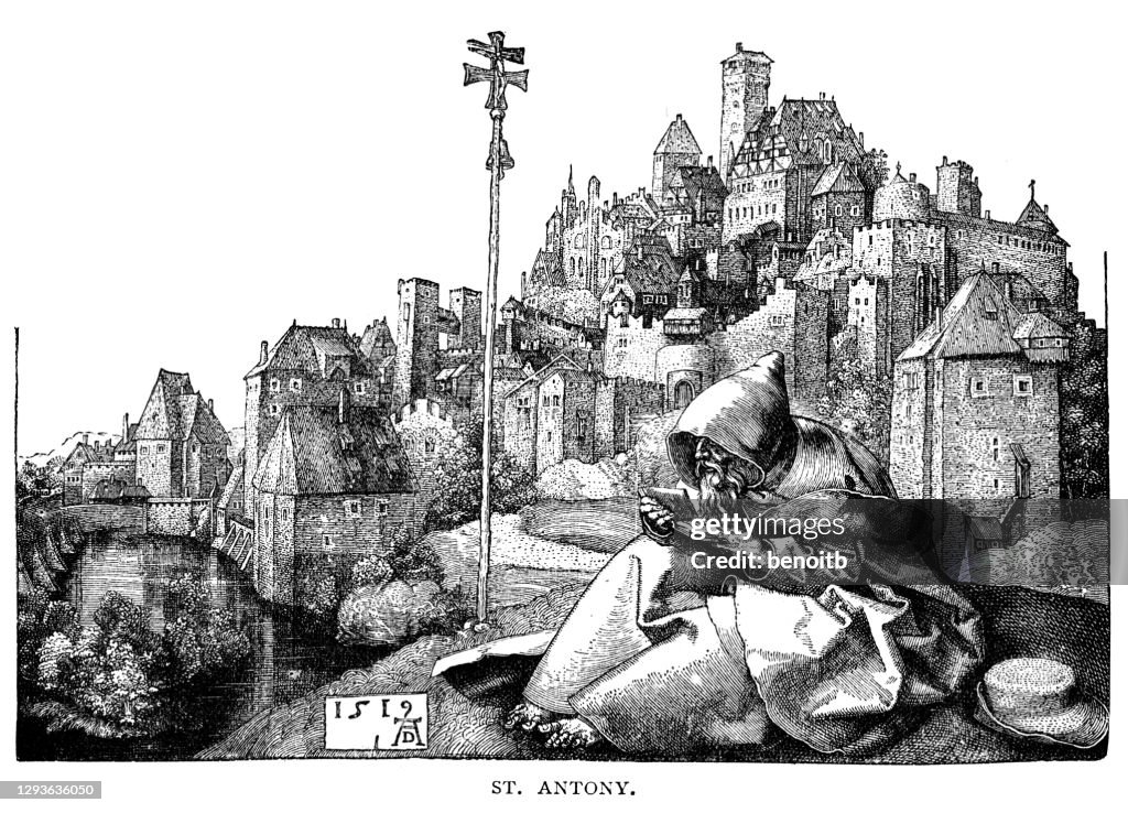 St Antony by Albrecht Dürer