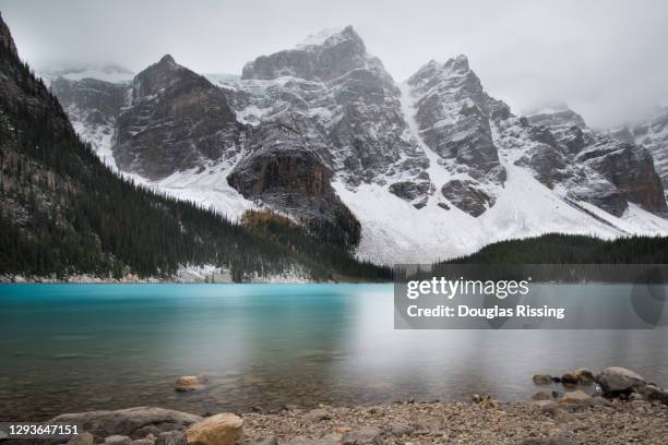 mountain and glacier - alberta canada - canmore stock pictures, royalty-free photos & images