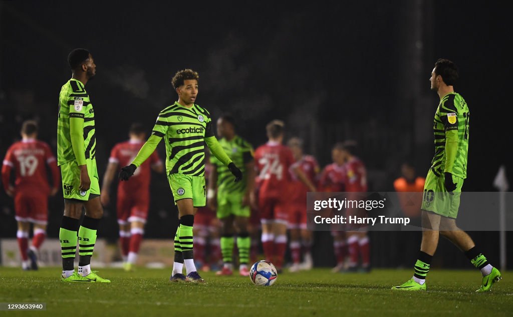 Forest Green Rovers v Crawley Town - Sky Bet League Two