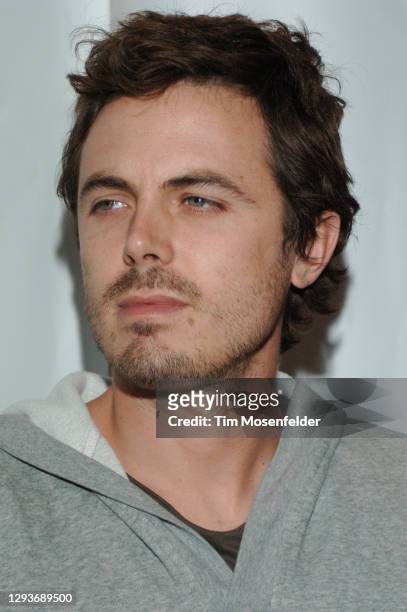 Casey Affleck attends Paul Newman's California camp "The Painted Turtle" benefit concert at Davies Symphony Hall on October 27, 2008 in San...