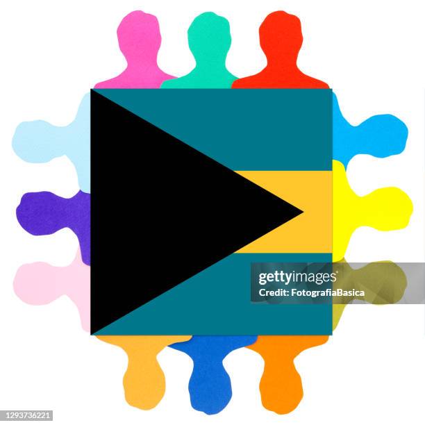 bahai - bahamaische flagge stock-grafiken, -clipart, -cartoons und -symbole