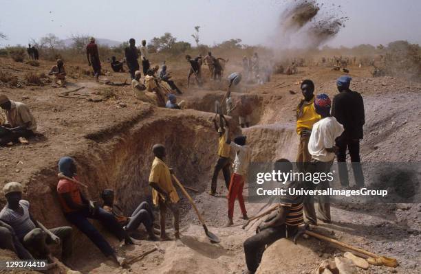 Gold Mining, Burkina Faso, Yatenga Province, Kalsaka Village, Gold fever has gripped Burkina Faso since the metal was first discovered widely about...