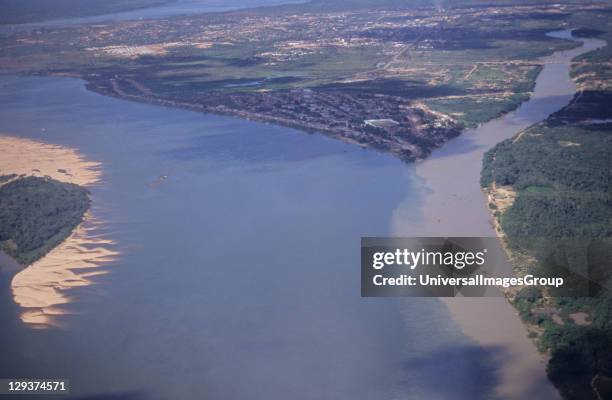 Tocantins River, Brazil, Vicinity Maraba, Amazon, This River Is Heavily Polluted With Mercury Used By Miners To Extract Gold From Sediment, Mining...