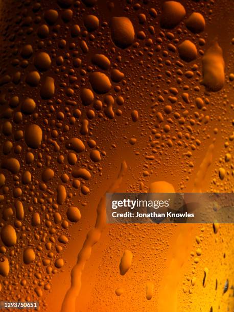 condensation on beer bottle - glasses condensation stock pictures, royalty-free photos & images