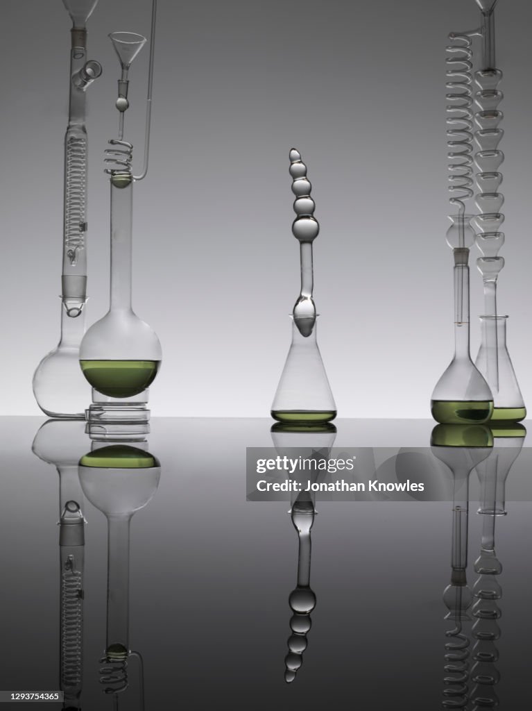 Scients Liquid Green Liquid In Science Flasks High-Res Stock Photo - Getty Images