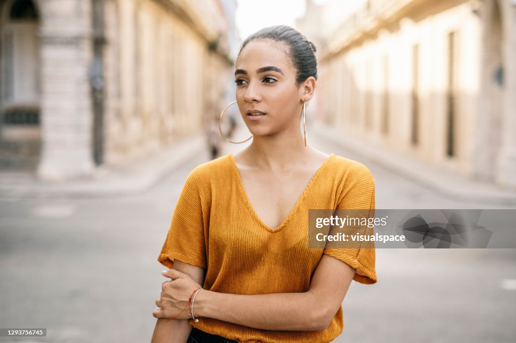 Confident young woman