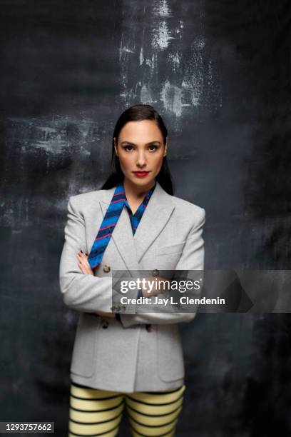 Actress Gal Gadot is photographed for Los Angeles Times on December 7, 2020 in Los Angeles, California. PUBLISHED IMAGE. CREDIT MUST READ: Jay L....