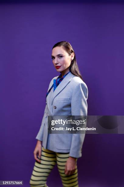 Actress Gal Gadot is photographed for Los Angeles Times on December 7, 2020 in Los Angeles, California. PUBLISHED IMAGE. CREDIT MUST READ: Jay L....