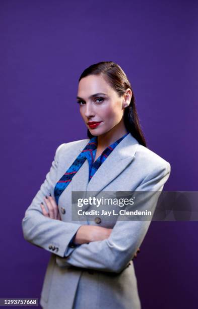 Actress Gal Gadot is photographed for Los Angeles Times on December 7, 2020 in Los Angeles, California. PUBLISHED IMAGE. CREDIT MUST READ: Jay L....