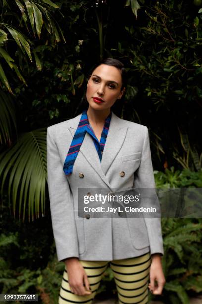 Actress Gal Gadot is photographed for Los Angeles Times on December 7, 2020 in Los Angeles, California. PUBLISHED IMAGE. CREDIT MUST READ: Jay L....