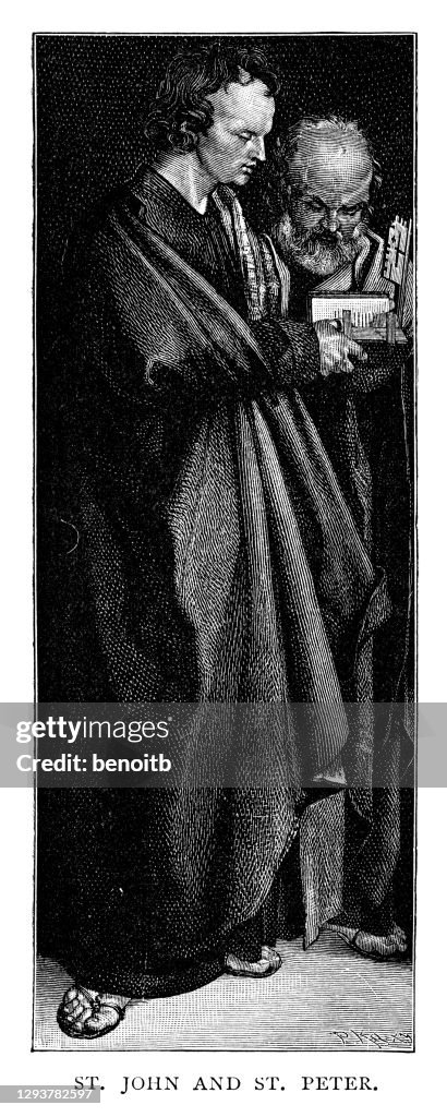 Saint John And Saint Peter by Albrecht Dürer