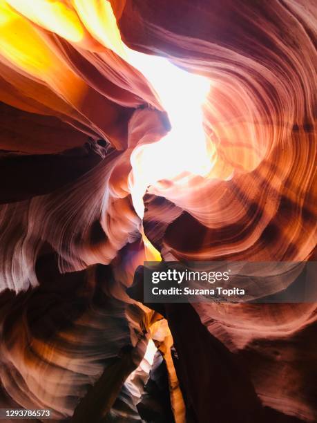 scenic red slot canyon section - red canyon bildbanksfoton och bilder