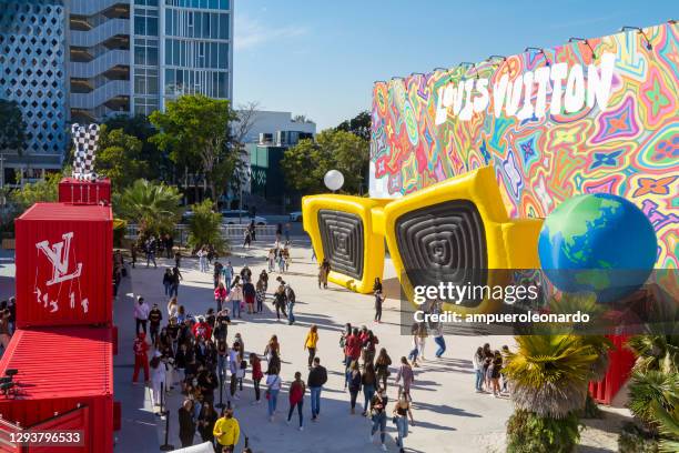 wynwood miami beach, florida, usa - wynwood stock pictures, royalty-free photos & images