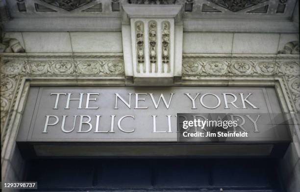 The New York Public Library in New York City, New York on October 23, 1981.