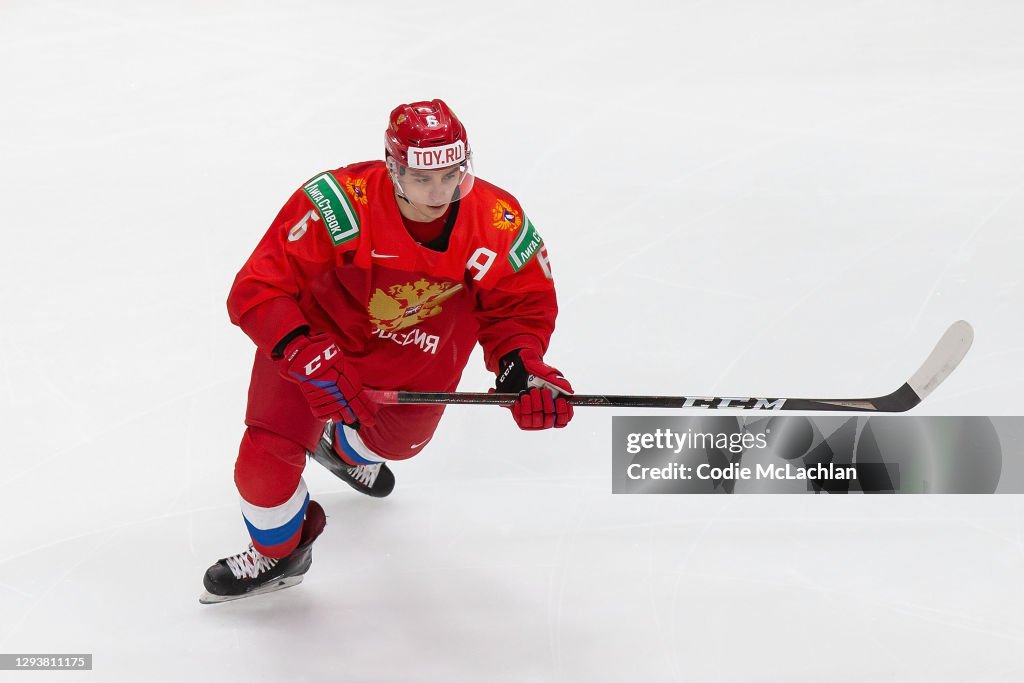 Russia v United States: Preliminary Round Group B - 2021 IIHF World Junior Championship