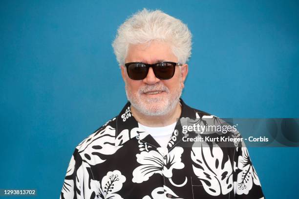 Pedro Almodovar attends the photocall of 'The Human Voice' at the Palazzo del Casino on September 03, 2020 in Venice, Italy.