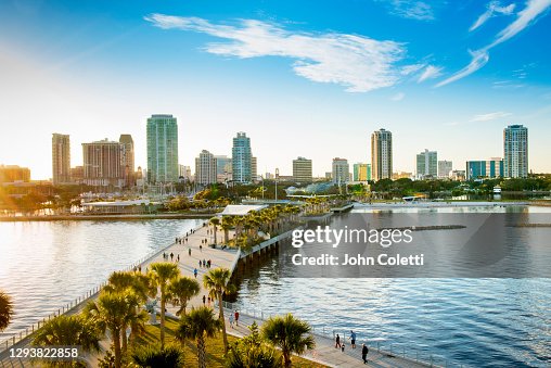 Florida, Saint Petersburg, Skyline, Tampa Bay Florida, Saint Petersburg, Skyline, Tampa Bay