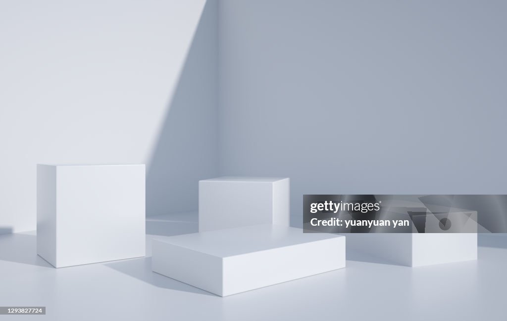 3D rendering exhibition background