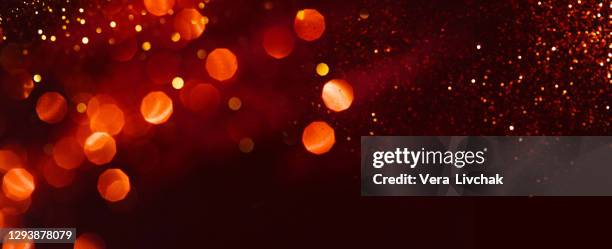 cristmas and valentine abstract red background. st.valentine's day - red gold party stock-fotos und bilder