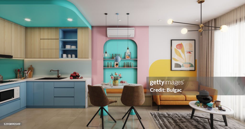 Gemütliche und moderne kleine Wohnung