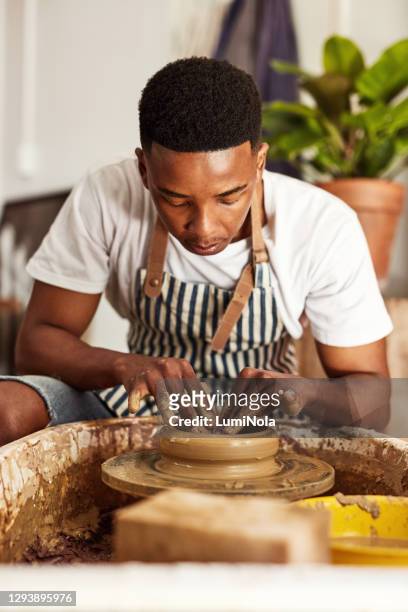 attention to detail makes all the difference - pottery making stock pictures, royalty-free photos & images